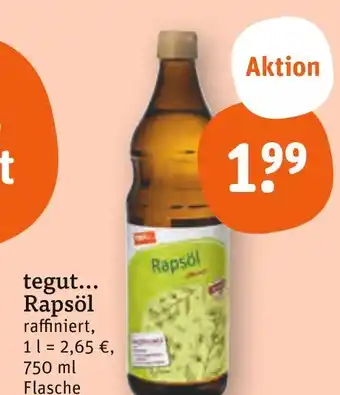 tegut Tegut... rapsöl Angebot