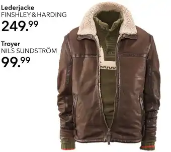 Peek & Cloppenburg Hamburg Finsley & harding lederjacke Angebot