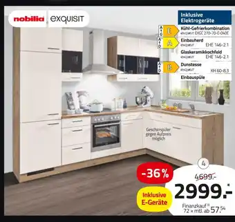 ROLLER Nobilia exquisit einbauküche Angebot