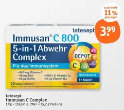 tegut Tetesept immusan c complex Angebot