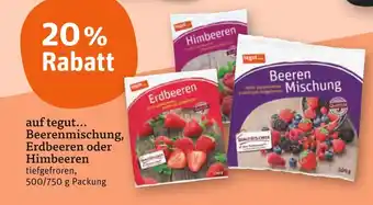 tegut Tegut... beerenmischung, erdbeeren oder himbeeren Angebot