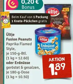 nahkauf Ültje fusion peanuts oder erdnüsse Angebot
