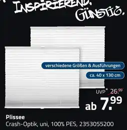 ROLLER Plissee Angebot