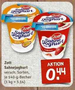 nahkauf Zott sahnejoghurt mango-maracuja Angebot
