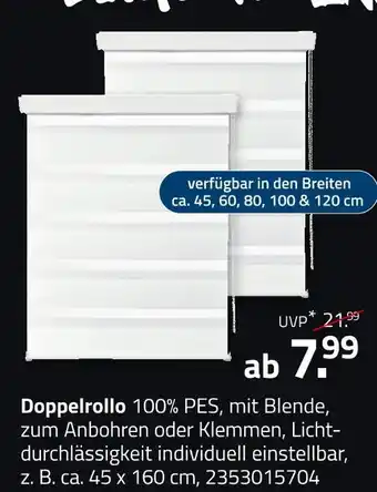 ROLLER Doppelrollo Angebot