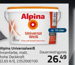 ROLLER Alpina universalweiß Angebot