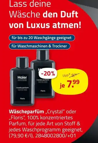 ROLLER Haier wäscheparfüm crystal Angebot