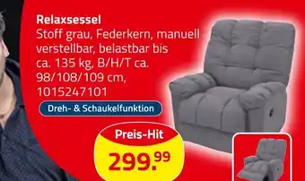 ROLLER Relaxsessel Angebot