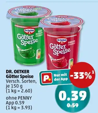 PENNY Dr. oetker götter speise waldmeister Angebot