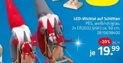 ROLLER Led-wichtel auf schlitten Angebot