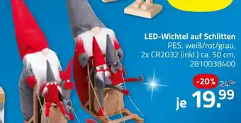 ROLLER Led-wichtel auf schlitten Angebot