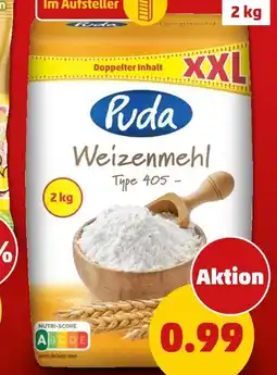 PENNY Puda weizenmehl type 405 Angebot