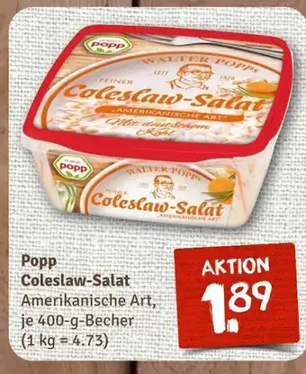 nahkauf Popp coleslaw-salat amerikanische art Angebot