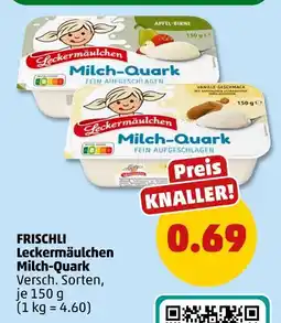 PENNY Frischli leckermäulchen milch-quark apfel-birne Angebot