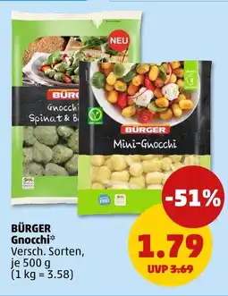 PENNY Bürger gnocchi spinat & basilikum Angebot