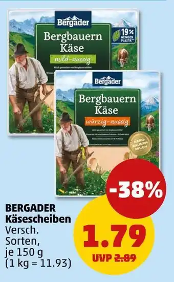 PENNY Bergader bergbauern käse mild-nussig Angebot