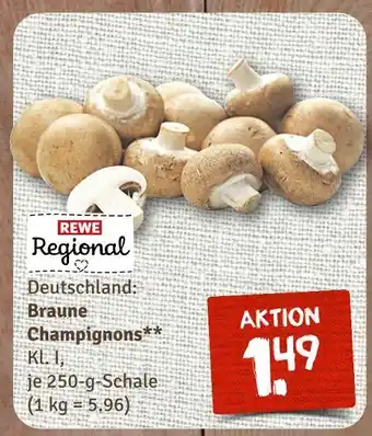 nahkauf Rewe regional braune champignons Angebot