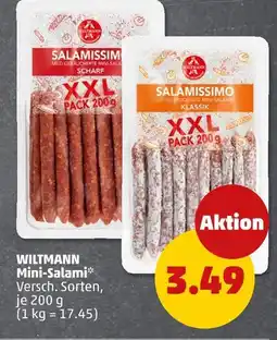 PENNY Wiltmann mini-salami scharf Angebot