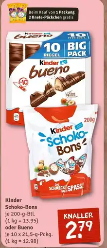 nahkauf Kinder schoko-bons oder bueno Angebot