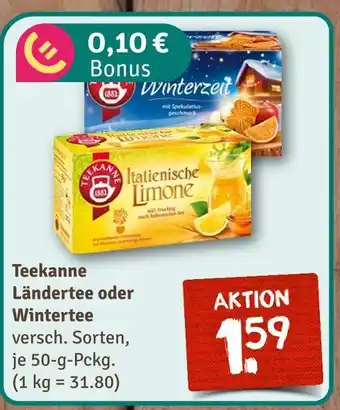 nahkauf Teekanne ländertee oder wintertee Angebot