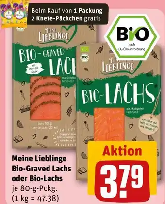 REWE Meine lieblinge bio-graved lachs oder bio-lachs Angebot