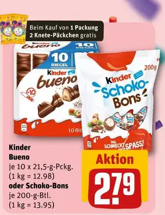 REWE Kinder bueno Angebot