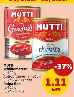 PENNY Mutti schältomaten Angebot