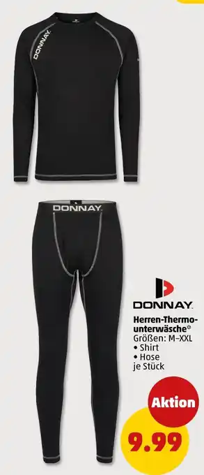 PENNY Donnay herren-thermo-unterwäsche shirt Angebot