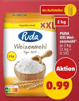 PENNY Puda xxl weizenmehl type 405 Angebot