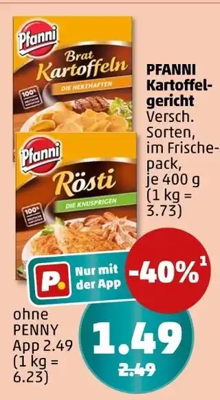 PENNY Pfanni brat kartoffeln Angebot