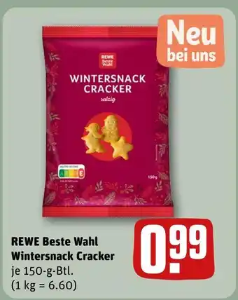 REWE Rewe beste wahl wintersnack cracker Angebot