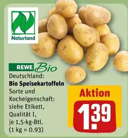 REWE Naturland bio speisekartoffeln Angebot