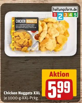 REWE Chicken nuggets xxl Angebot