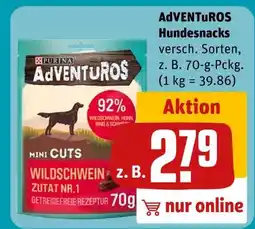 REWE Purina adventuros hundesnacks Angebot