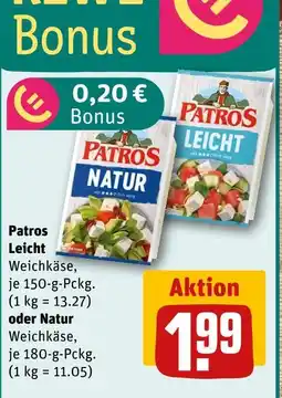 REWE Patros leicht oder natur Angebot