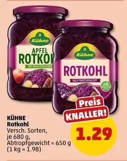 PENNY Kühne apfel rotkohl Angebot