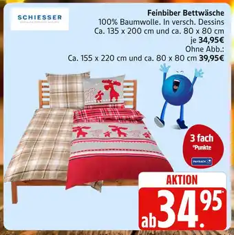 Marktkauf Schiesser feinbiber bettwäsche Angebot