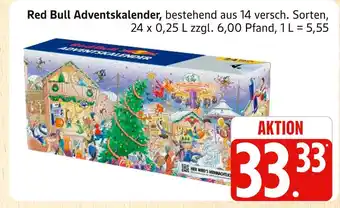 Marktkauf Red bull adventskalender Angebot