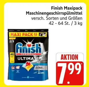 Marktkauf Finish maxipack maschinengeschirrspülmittel Angebot