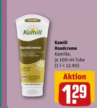 REWE Kamill handcreme kamille Angebot