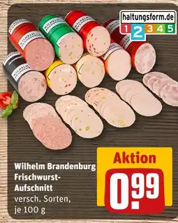 REWE Wilhelm brandenburg frischwurst-aufschnitt Angebot