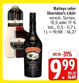 Marktkauf Baileys the original irish cream Angebot