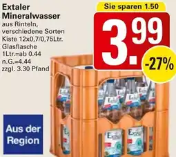 WEZ Extaler Mineralwasser Angebot
