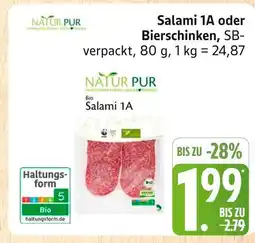 Marktkauf Natur pur salami 1a Angebot