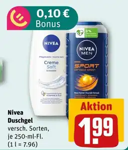 REWE Nivea duschgel Angebot