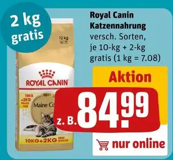 REWE Royal canin katzennahrung Angebot