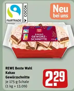 REWE Rewe beste wahl kakao gewürzschnitte Angebot