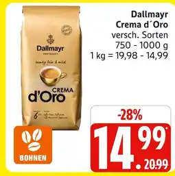Marktkauf Dallmayr crema d’oro Angebot