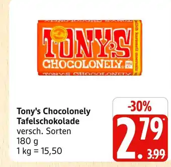 Marktkauf Tony's chocolonely tafelschokolade Angebot