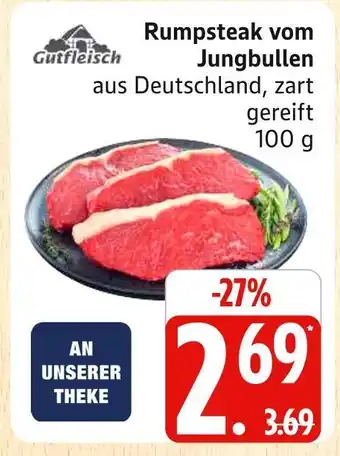 Marktkauf Gutfleisch rumpsteak vom jungbullen Angebot